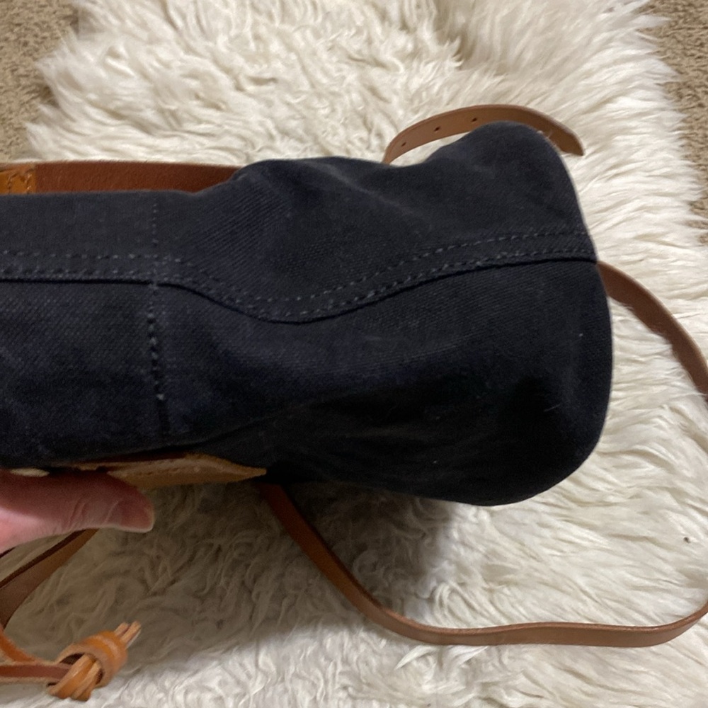 MADEWELL The Canvas Mini Drawstring‎ Black Crossbody Bag. - Picture 13 of 13
